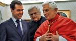 Prezydent Rosji został przyjęty przez Benedykta XVI