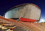 Fragment Auditorium Parco della Musica w Rzymie, proj. Renzo Piano