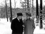 Helmut Schmidt i Erich Honecker podczas wizyty kanclerza RFN w NRD. Grudzień 1981 r.