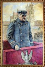 Portret Piłsudskiego autorstwa Mariana Kuleszy