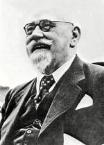 Karl Renner, w 1945 r. kanclerz,  a następnie prezydent Austrii 