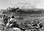 Żołnierze 1. Frontu Dalekowschodniego podczas walk w Mandżurii, sierpień 1945 r. 