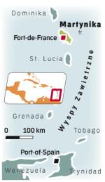 Karaibska Martynika od 1946 roku jest departamentem zamorskim Francji. Wyspę  o powierzchni 1128 km. kw. zamieszkuje ok. 400 tys. ludzi. Językiem urzędowym jest francuski, a walutą – euro. 	