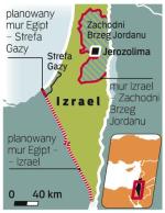 Granica między Egiptem a Izraelem ma 266 kilometrów. 