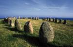 Ales Stenar – megality ustawione w kształcie łodzi, Kaseberga w południowej Szwecji