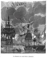 Fantastyczna wizja inwazji francuskiej na Wielka Brytanie, rycina z 1803 r.