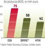 BOŚ pożyczy od zagranicznych instytucji 166 mln euro na finansowanie firm i samorządów.  