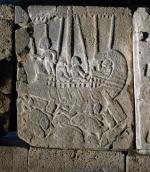 Hetycki okręt wojenny, płaskorzeźba znaleziona w Anatolii,  IX – VIII w. p.n.e.
