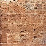 Bitwa lądowa armii Ramzesa III prawdopodobnie z plemionami libijskimi, relief ze świątyni w Medinet Habu 