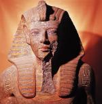Faraon Merenptah, który w 1208 r.  p.n.e. pokonał koalicję plemion libijskich i ludów morza