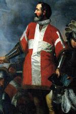 Jean Parisot  de la Valette, wielki mistrz Szpitalników, który obronił Maltę przed turecką inwazją w 1565 r. 