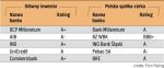 Struktura i jakość kapitału jest dobra. Sektor jest wciąż rentowny pomimo wzrostu kosztów ryzyka – tak ocenia polskie banki Fitch. ∑