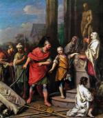 Hannibal poprzysięga dozgonną nienawiść do Rzymu, mal.  Jacopo Amigioni, XVIII w. 