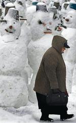 Synoptycy pomylili się  w prognozach. W tym roku  na ulice Moskwy spadło bardzo dużo śniegu