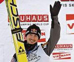 Adam Małysz był drugi na podium w Lahti. Kiedy wygra? (fot: Markku Ojala)