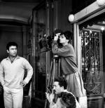 Agnes Varda na planie „Cleo od piątej do siódmej“ 