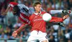 Finał Manchester – Bayern z roku 1999. Teddy Sheringham strzelił wówczas gola w końcówce  