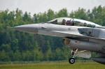 Polska armia ma 48 samolotów  F-16. Większość  z nich stacjonuje  w bazie  w Krzesinach pod Poznaniem