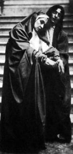Ewa Kunina (Maria Mater Jesu) i Roman Zawistowski (Jan Apostoł), Wilno 1924 r.