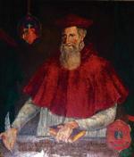 Kardynał Stanisław Hozjusz, współczesny portret z katedry św. Mikołaja w Elblągu 