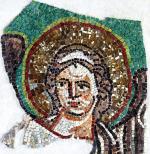 Fragment mozaiki z aniołem z kościoła San Vitale w Rawennie © SBAP – Ravenna (MiBAC-Italia)