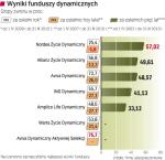 Mają niezłe wyniki roczne (fundusze Aviva zarobiy ponad  70 proc.) i pięcioletnie (najlepsza Nordea powyżej 57 proc.),  ale poniosły straty, i to dość dotkliwe, w okresie trzyletnim.  To skutek giełdowej bessy. 