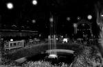 Urocza podświetlona fontanna z lat 20. ubiegłego wieku 