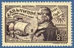 Admirał Jean de Vienne, wizerunek na francuskim znaczku pocztowym 