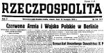 Te gazetowe tytuły mówią same za siebie. Po pięciu latach koszmaru warszawiacy mieli się z czego cieszyć