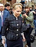 Julia Tymoszenko opuszcza Prokuraturę Generalną w Kijowie