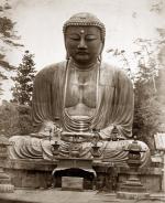 Wielki posąg Buddy w świątyni Kotokuin w Kamakurze  