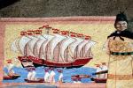 Malowidło w malezyjskim mieście Penang upamiętniające rejs flotylli Zheng He z 1405 r.  / chris hellier