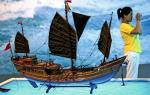 Model dżonki z siódmej wyprawy Zheng He  