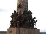 Kozacy, fragment pomnika z Kijowa
