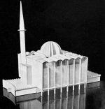 Maciej  Nowicki  i Stanisława Sandecka zaprojektowali w drugiej połowie lat 30. taki oto meczet, który zdobył III nagrodę. Na projekcie się skończyło 