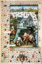 Oblężenie Konstantynopola przez Turków, miniatura francuska, II połowa XV w. 