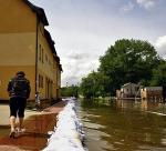 Tak wyglądały podtopione, przez pierwszą falę powodziową domy w Wawrze
