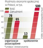W Polsce sektor ekonomii społecznej zatrudnia ponad 0,5 mln osób. W całej Unii to ponad 7 mln pracowników. 