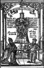 Okładka dzieła Stanisława Orzechowskiego „Quincunx” z 1566 roku. Orzechowski był gorącym zwolennikiem obrony praw szlacheckich oraz sympatykiem kalwinizmu 