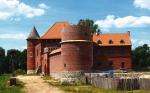 Zamek Zygmunta Augusta w Tykocinie (rekonstrukcja).  W czasach Potopu szwedzkiego zajmowali go Radziwiłłowie – to właśnie tutaj zmarł Janusz Radziwiłł