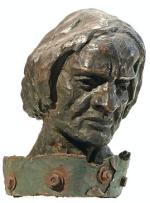 Głowa wielkiego księcia litewskiego Witolda  – zachowany fragment pomnika Grunwaldzkiego  w Krakowie