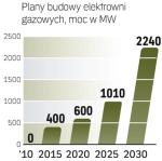 Rządowe prognozy rozwoju energetyki gazowej są ostrożne. A firmy planują budowę bloków o mocy ok. 3 tys. MW. 