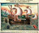  Portugalski galeon, miniatura niemiecka, XVI w. 