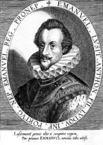 Manuel I Szczęśliwy, król Portugalii, rycina z XVII w. 