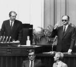 Zaprzysiężenie prezydenta Wojciecha Jaruzelskiego, 19 lipca 1989 r.