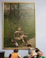 Jacek Malczewski „Introdukcja” (1890),  olej na płótnie