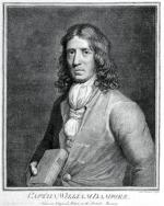 William Dampier, angielski żeglarz i korsarz, rycina, XVII  w. 