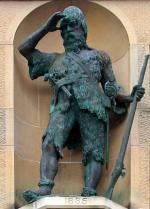 Posąg Aleksandra Selkirka w Lower Largo w Szkocji