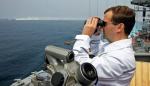 Prezydent Dmitrij Miedwiediew obserwuje tegoroczne manewry na rosyjskim Dalekim Wschodzie 