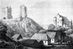 Zamek w Nowogródku, rys. Napoleon Orda 